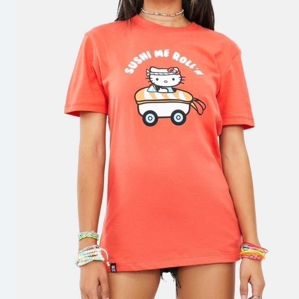 Tokidoki X Hello Kitty Sushi Me Roll'n Short Sleeve Graphic Tee